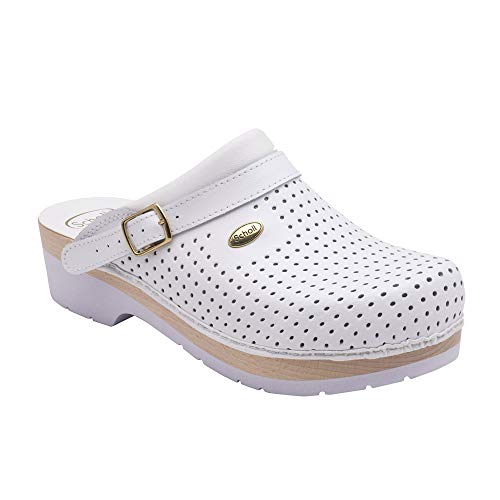 Scholl línea Profesional Clog SUPERCOMFORT Man Blanco 45