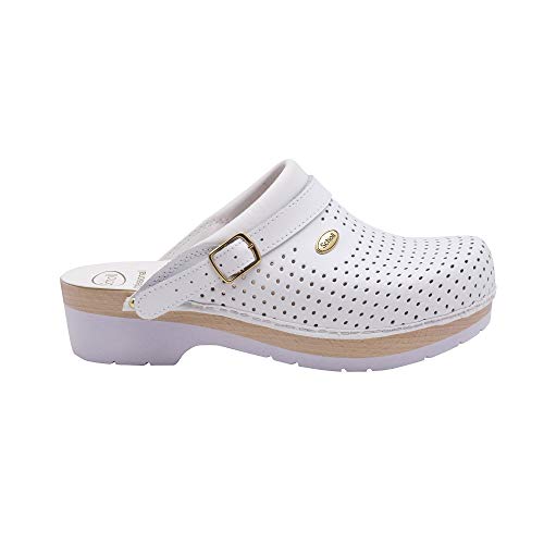 Scholl línea Profesional Clog SUPERCOMFORT Man Blanco 45