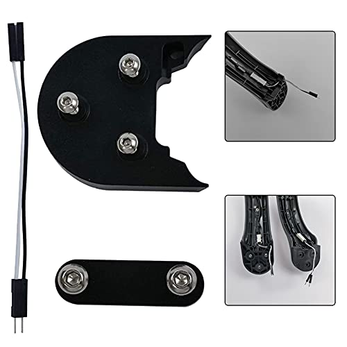 Scooter eléctrico Guardabarros Espaciador Plantilla ortopédica de elevación del cojín Compatible con Xiaomi M365 1s / Pro / Pro2 Negro