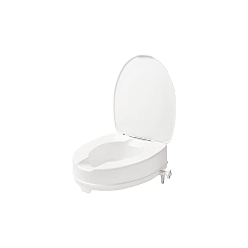 SecuCare - Elevador WC Adaptable. Alzador WC Adulto De Fácil Instalación Y Transportable. No Requiere Montaje. Altura 10 CM