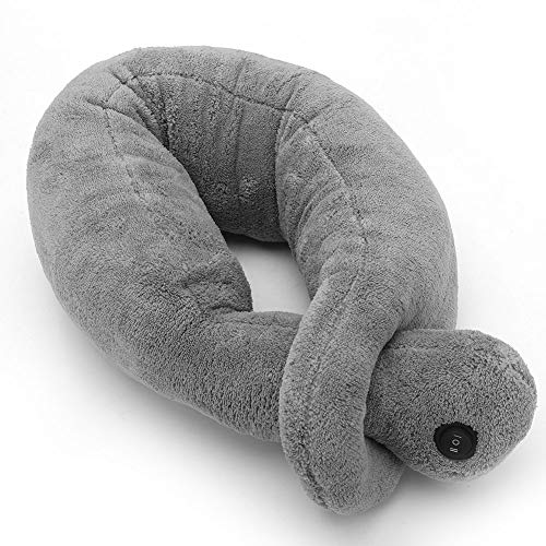 Shoplice Almohada de Masaje Almohada vibratoria para masajear el Cuello Cojín de Terapia de Masaje Relajar los músculos Aliviar el estrés