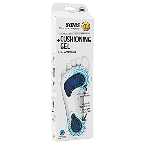 Sidas Cushioning Gel Plantillas/Deportivas, Adulto Unisex, (Multicolor), 42 EU