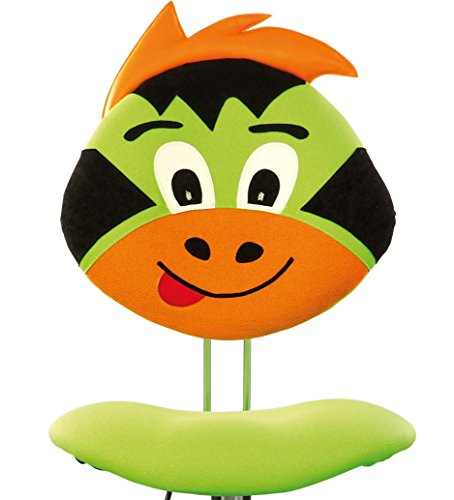 Silla de Escritorio para niños, ergonómica, Altura del Respaldo Ajustable, Profundidad del Asiento Ajustable, Ruedas Multicolor