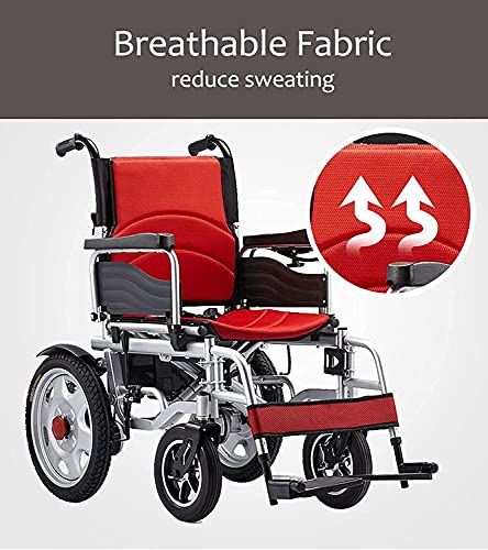Silla de Ruedas eléctrica Plegable Silla de Ruedas Ligera Sillas de Ruedas eléctricas Plegables portátiles Productos para el Cuidado de Ancianos y vehículos de Movilidad para discapacitados