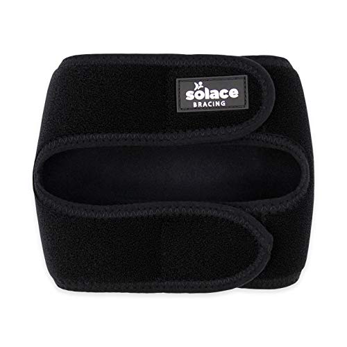 Solace Bracing Rótula Rodillera Arthiritis Rótula Tendinitis Soporte - Negro