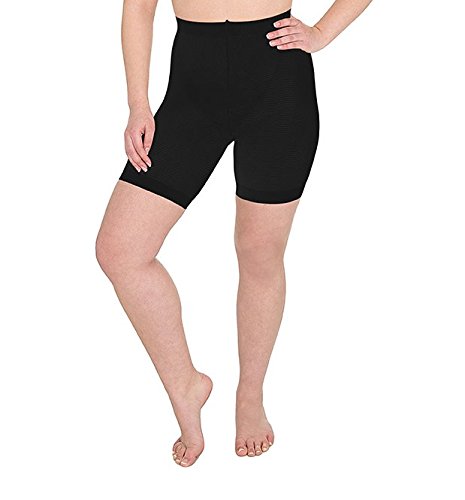 SOLIDEA Mujer Pantalón Corto Deportivo Silver Wave Short Color Negro Micromasajeante Talla 3-ML (44)