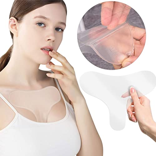 Sraeriot Silicone Anti Arrugas Parches Reutilizables Pechos Reutilizables Piel Facial Removedor De Arrugas Tiras 5pcs, Otros Instrumentos Faciales