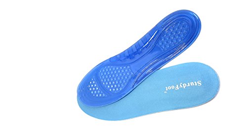 SturdyFoot Plantillas de Gel de Masaje con Soporte de Arco para Hombres