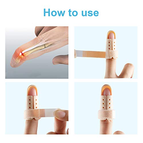 sumifun dedo férula de extensión para Trigger Finger, férula mazo de dedo, férula para alinear