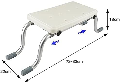 SUPERFIVE Asiento para la bañera no Antideslizante, Asiento para bañera, Silla de Ducha para bañera, Silla de baño Ajustable, para Personas Mayores, discapacitadas