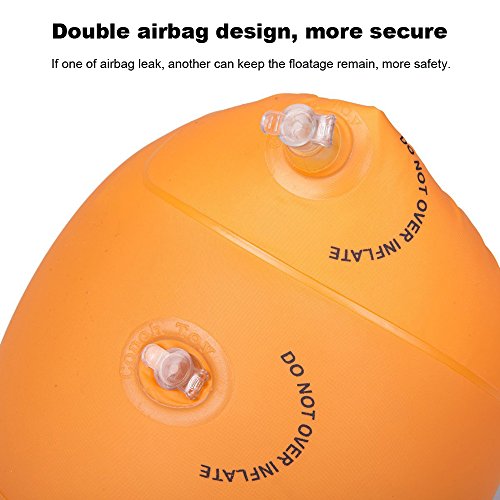 Swallowzy Inflatable Swim Roll up Arm Bands, 4 Pack Float Sleeves Swimming Armbands with 2 Pack Air Pump for Children and Adult