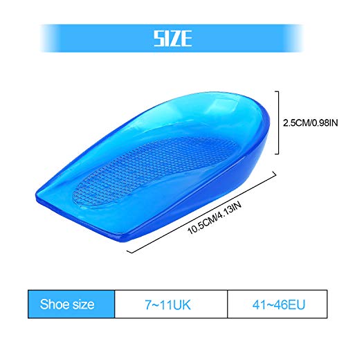 Taloneras Fascitis Plantar,Plantillas Fascitis Plantar De Gel,Taloneras Silicona Para Mujeres Y Hombres,Para El Dolor De TalóN, Fascitis Plantar, Dolor De Aquiles Y Espolones óSeos