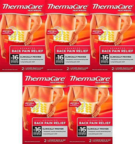 ThermaCare - Vendas calientes para la zona lumbar (5 paquetes)