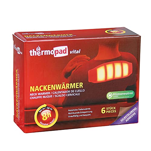 Thermopad Nackenwarm Cuello cálido, Unisex Adulto, Negro, Talla única