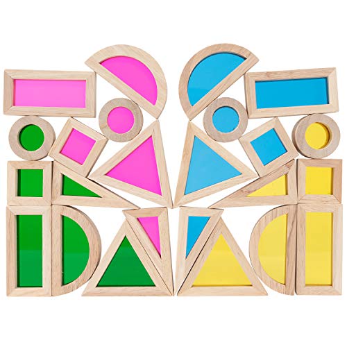 TickiT 73275 Conjunto de bloques de colores, 24 piezas, varios colores