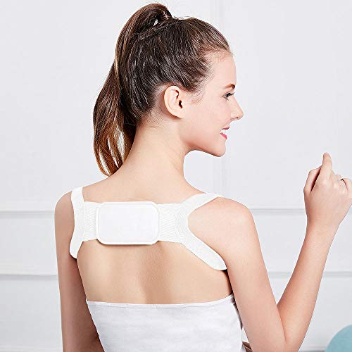 Tirantes Elásticos Dobles Para Corregir Corrector De Postura Invisible, Tirantes, Tirantes Rectos, Tirantes De Sujeción, Unisex Dos Tallas-blanco_15x13.3x3.2cm_cn Corrector De Espalda