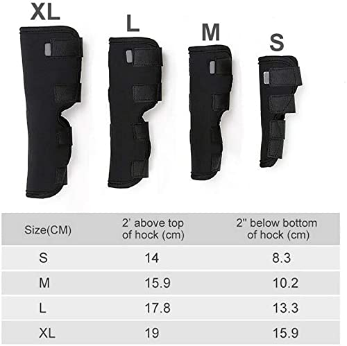 tjz 2 Pac Dog Rodilleras Protector Canino para Perros Envoltura para Articulaciones del CorvejóN De La Pierna Trasera Protege Las Mangas De CompresióN para La Pierna Trasera Rota (Size:Large)
