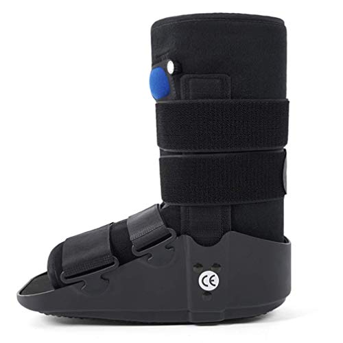 Tobilleras, Bota Walker Para Fracturas Cortas Con Doble Airbag: Ideal Para Fracturas Estables De Pie Y Tobillo, Cirugía Del Tendón De Aquiles, Esguinces De Tobillo Ortesis Walker Brace Para Pie, Negro