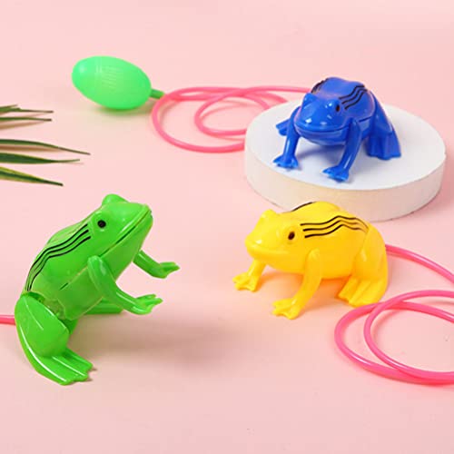 Toddmomy 8 Piezas de Juguete de Rana Saltarina Que Presiona El Dedo Juguetes Divertidos de La Rana Que Rebota Los Niños Ranas Novedosas para Los Niños Pequeños Fiesta Favores ( Color