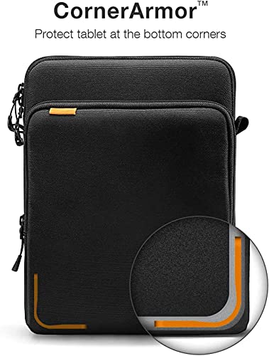 tomtoc Bolso Bandolera para 12,9" iPad Pro 2021-2018 (5.ª, 4.ª y 3.ª generación) con Magic Keyboard/ Smart Keyboard Folio, Funda de Tela Cordura para Microsoft Surface Pro 8/X/7+/7/6/5/4