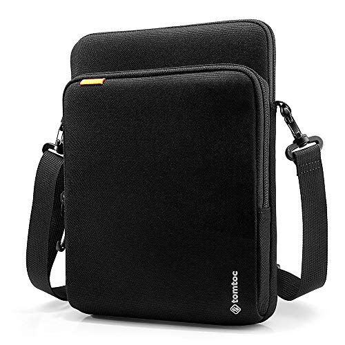 tomtoc Bolso Bandolera para 12,9" iPad Pro 2021-2018 (5.ª, 4.ª y 3.ª generación) con Magic Keyboard/ Smart Keyboard Folio, Funda de Tela Cordura para Microsoft Surface Pro 8/X/7+/7/6/5/4