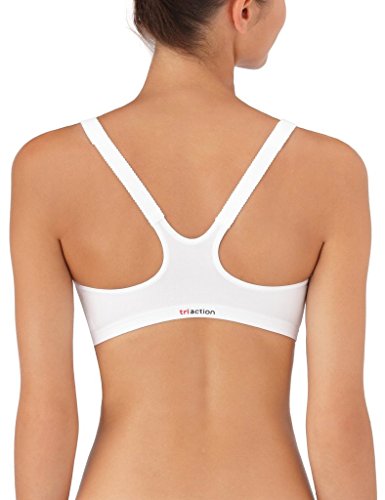 Triumph Tri Action Fitness, Sujetador Deportivo para Mujer, Blanco, 90B ES (75B EU)
