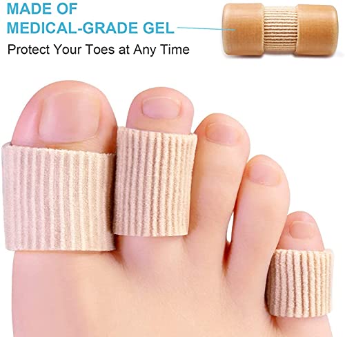 Tubo de gel para manos y pies, prevención de juanetes, dedos de martillo, callos y ampollas, paquete de 6 unidades (M: 2 cm)