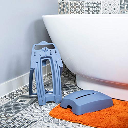 Ugo Stand with Dignity - Pensativo Soporte de Bolsa de Drenaje para Catéteres Independiente Con Cubierta Discreta, También se Engancha de Forma Segura en Los Brazos de Sillas, Sillas de Ruedas y Camas