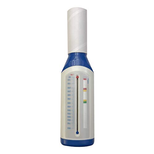 ULTECHNOVO Ejercitador Pulmonar Rendimiento Pulmonar Medidor de Flujo Máximo Medidas Medidor de Flujo Espiratorio Sistema de Medición de La Respiración Monitor de Función Pulmonar para
