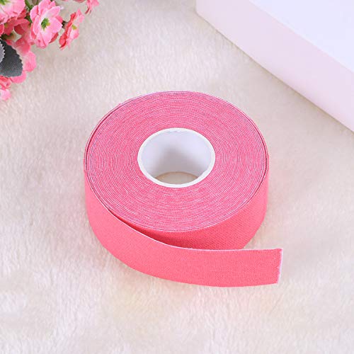 ultnice Kinesiología Aparato de banda terapéutico cinta elástica para deportes, ocio, Fisioterapia y medicina 500 x 2.5 cm (Rosa)