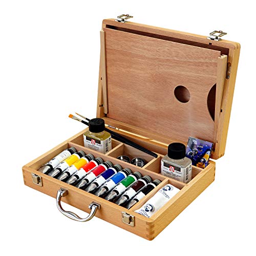 Una caja con Paquete de 10 tubos básicos de pintura al óleo Van Gogh, multicolor, talla única