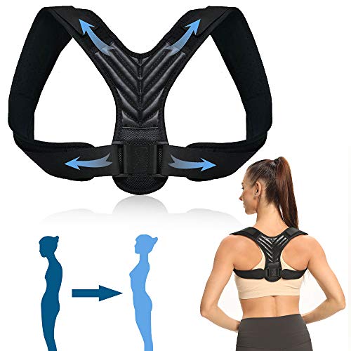 UTOBEST Corrector de Postura, Corrector Postura Espalda Hombre Mujer Niños Corrector Postura Ajustable de Respaldo,S