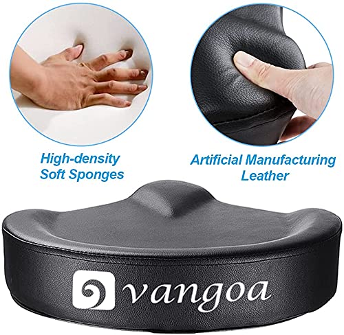 Vangoa Padded Drum Throne Taburete Ajustable para Silla de Montar Estilo de Motocicleta