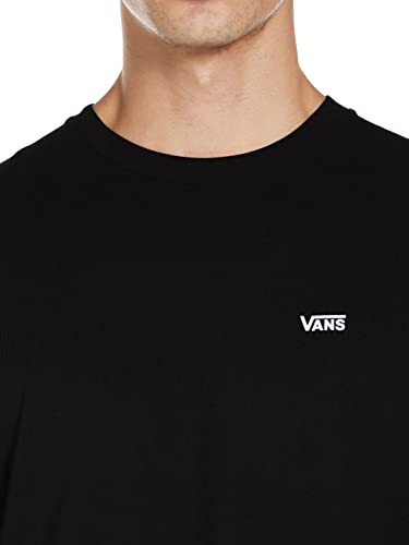 Vans Herren Left Chest Logo Tee T-Shirt, Schwarz (Black White Grey Melange), Large