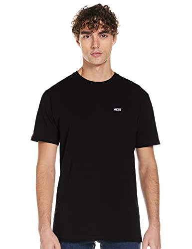 Vans Herren Left Chest Logo Tee T-Shirt, Schwarz (Black White Grey Melange), Large