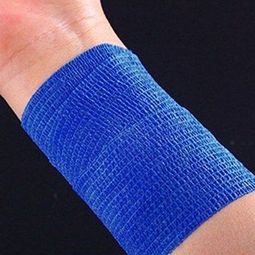 Vendaje cohesivo,12 Vendajes Elásticos Adhesivos Adhesivos Para Camuflaje de La Pegatina de Bicicleta de Caza (A)