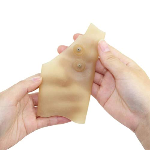 VORCOOL 1 Par de Muñequeras de Gel Soporte Impermeable de Silicona Gel Soporte de Muñequera con Agujero para Manos Artritis Presión Alivio del Dolor