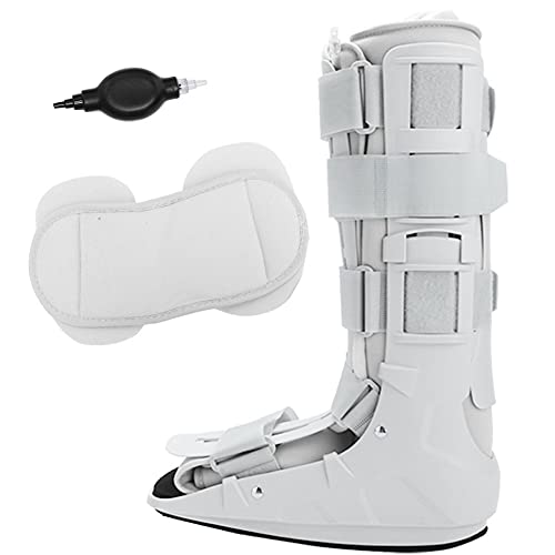 Walker Brace, ANGGREK Zapatos De Senderismo Neumáticos De Espuma Para Reparación De Fracturas Soporte De Correa De Tobillo Ortesis De Pie Ortesis De Férula Plantar Para Lesiones De Tobillo Y Pie(L)