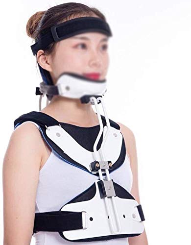 WANGPP Cervical torácica Lumbar Tronco, Desmontable del Apoyo Trasero Ortesis Ayuda a estabilizar y prevenir el Movimiento o rotación de la Cabeza y Cuello en el Pecho 10.17