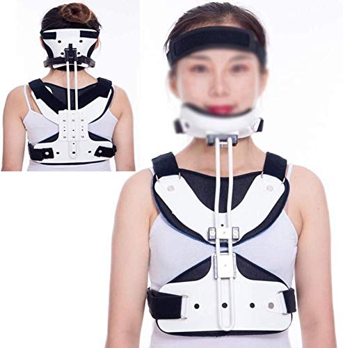WANGPP Cervical torácica Lumbar Tronco, Desmontable del Apoyo Trasero Ortesis Ayuda a estabilizar y prevenir el Movimiento o rotación de la Cabeza y Cuello en el Pecho 10.17