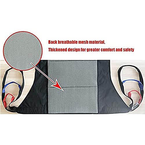 WANGXNCase Arnés Elevación Paciente Cuerpo Completo, Grúa de Paciente, Eslinga De Elevación con Accesorios De Bucle,para Posicionamiento Y Elevación De La Cama,Enfermería