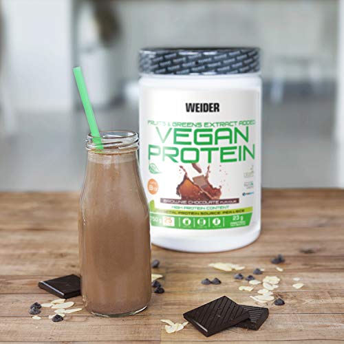 Weider Proteína Vegana, Sabor Brownie Chocolate - 750 g