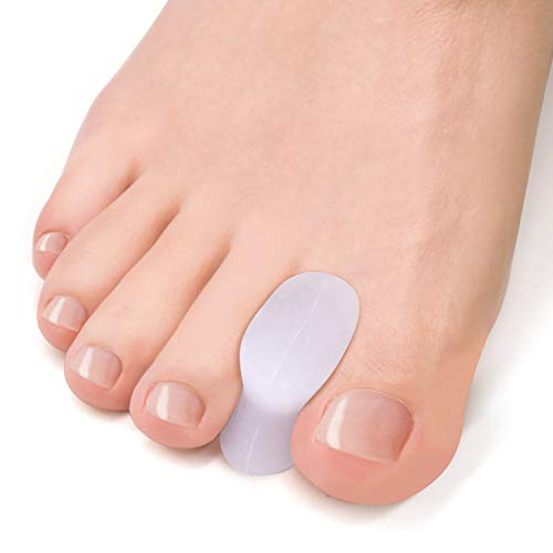 WELNOVE-Gel dedos separador Toe Separadores de Dedos del Pie Alivio de cabello para juanete alivio del dolor (8 piezas)