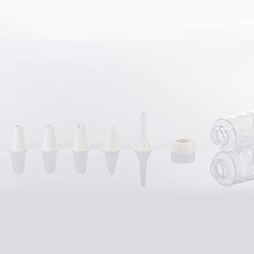 Westmark Jeringa para adornar, Con 5 boquillas, Capacidad 100 ml, Plástico, Transparente/blanco, 30772270