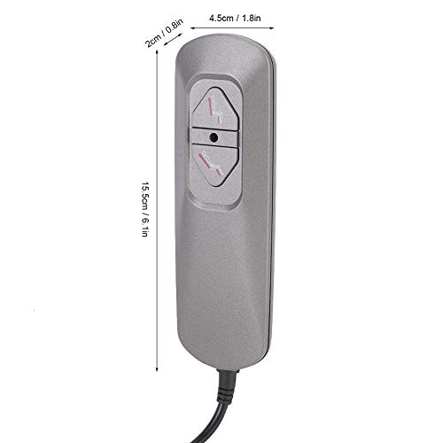Wifehelper reclinable silla controlador, silla reclinable eléctrica sofá elevación 2 botones mano interruptor control remoto piezas 5V