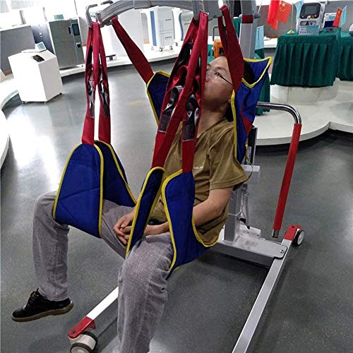 WLKQ Arnés Elevación Paciente Cuerpo Completo, Grúa de Paciente, Eslinga De Elevación con Accesorios De Bucle,para Posicionamiento Y Elevación De La Cama,Enfermería, Cuidador 507 Libras
