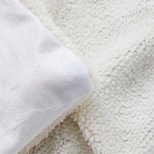 WSNBBEZ Manta de Forro Polar de Franela Manta de Sofá, Microfibra Suave, Púrpura-Aurora Boreal Impresión de Patrones Suave y Acogedor para Cama Sofá Silla 130x150cm