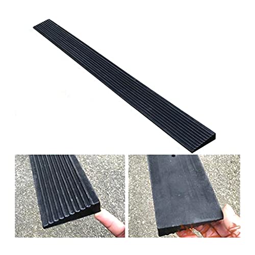 WXJ Rampas de Acera de Goma Maciza Cortables de 1-3,5 Cm de Altura, Rampa de Umbral Portátil de Alta Resistencia para Entrada, Muelle de Carga, Acera, Automóvil, Scooter, Bicicleta
