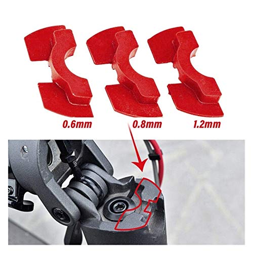 XIAOFANG En Forma for Xiaomi MIJIA M365 Cola Pro Scooter eléctrico Accesorios Guardabarros Trasero Soporte Plantilla ortopédica de la Manga del cojín Rojo Accesorios (Color : Red)