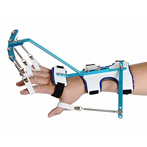 XIHAI Ferula Pulgar, MultifuncióN Protector Dedos Mano, AleacióN De Aluminio Ferula Dedo Ajustable ÓRtesis De Dedo Entrenamiento De RehabilitacióN De Dedos